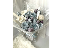 Новогодний букет из зефира