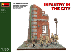 Сборная модель: (Minart 36014) Набор для диорамы "Пехота в городе"