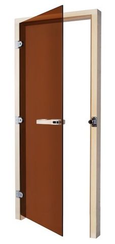 Дверь SAWO 730-3SGA-L 7/19 (бронза, левая, без порога) купить в  Алуште
