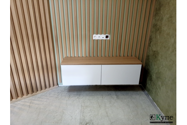 024 Тумба подвесная и декоративные рейки