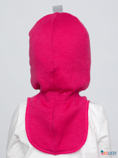 Шапка-шлем "NK"   20101-01, цвет ярко-розовый р. 52-54
