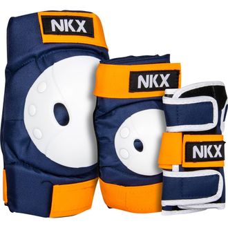 Купить комплект защиты NKX Kids 3-pack Pro (Blue/Orange) в Иркутске