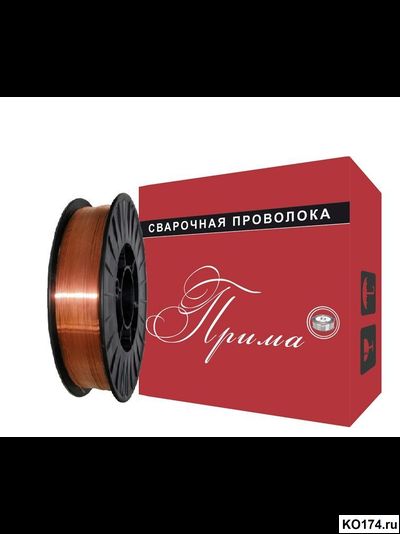 Сварочная проволока ER70S-6 (СВ-08Г2С-О) Прима 0.8мм Д-200 5кг