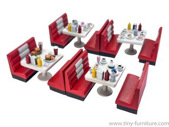 Diner tables (PAINTED)