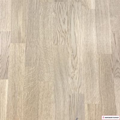 Паркетная доска Baltic Wood Дуб Рустик Кантри Крим Уайт 188 мм 3-х полосная без фаски лак замок 2G толщина 14 мм 3.41 м2