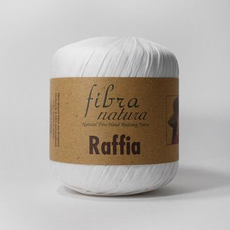 Белый арт.116-01 Raffia 100% целлюлоза 87 г / 90 м