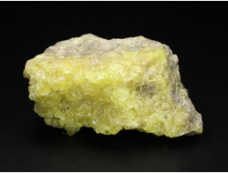 Сера, кристаллы на породе, Мексика (58*39*30 мм, 59 г) №26715