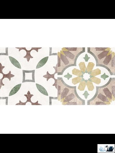 Плитка настенная Laparet Atlas бежевая микс 08-00-11-2457 20х40 см