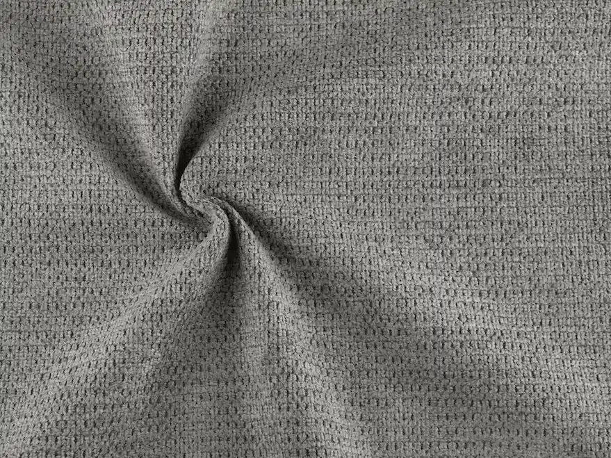 (РАМ) Шенилл "Ши" (SHE)-grey.

Состав: 100% полиэстер.
Плотность: 350 г/кв.м.
Устойчивость на истирание: 55 000 циклов.
Ширина: 140 см.

Внимание! Цвет материала может быть искажен настройками монитора.