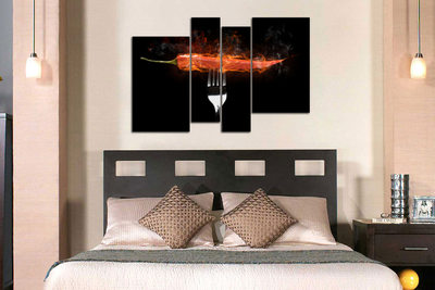 Модульная картина "Острый на вкус"