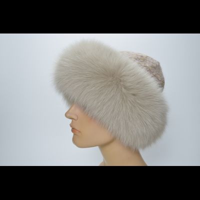 Шапка Vizio 1327 CCP  V розовая с мехом