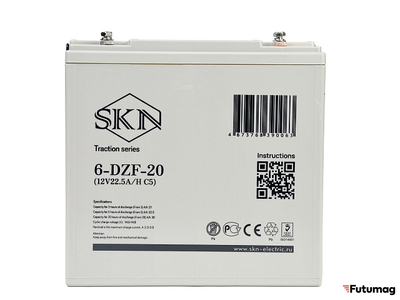 Тяговый аккумулятор SKN 6-DZF-20 (12V22.5A/H C5)