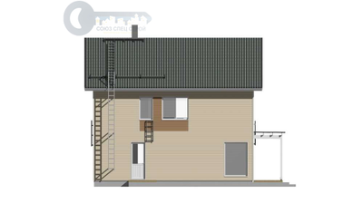 ДЖ-19 ЖИЛОЙ ДОМ: ГАБАРИТНЫЕ РАЗМЕРЫ: (9Х7М) 2 ЭТАЖА, ОБЩАЯ ПЛОЩАДЬ: 146М²