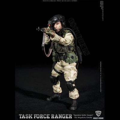 Снайпер отряда "Дельта" военного спецназа США ("Падение Черного Ястреба") - Коллекционная фигурка 1/12 scale US Delta Special Force - M14 Sniper (LW006) - Crazy Figure