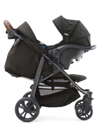 Joie litetrax 4 flex signature коляска 2 в 1 + комплект автокресло Joie i-Level signature