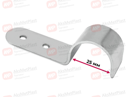 JOK-32 Держатель горизонтальной панели стальной системы Joker-Uno d=25 мм, цвет: хром