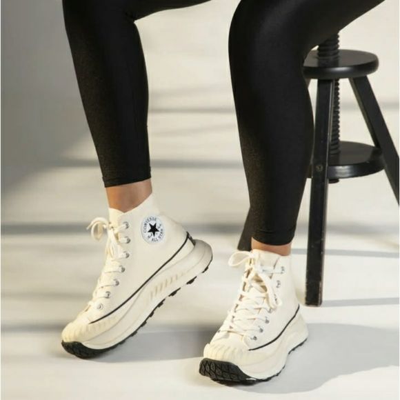 Кеды Converse Chuck Taylor 70 AT-CX белые высокие на платформе