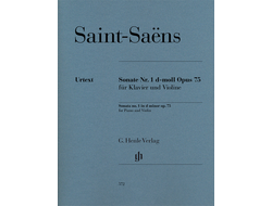 Saint-Saens. Sonate d-moll №1 op.75 für Violine und Klavier