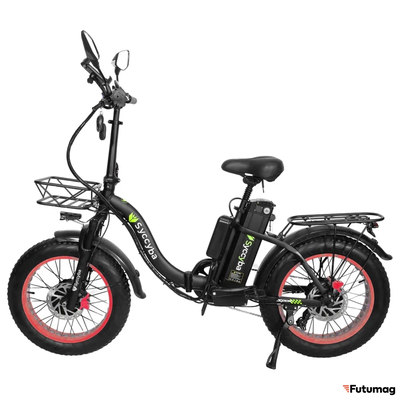 Электровелосипед Syccyba H2 DUAL красный