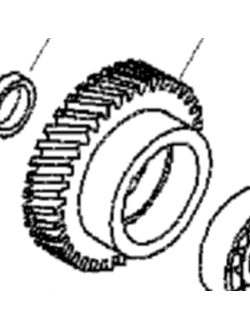 Шестерня КПП оригинал BRP 875156206/M875156206 для BRP LYNX/Ski-Doo