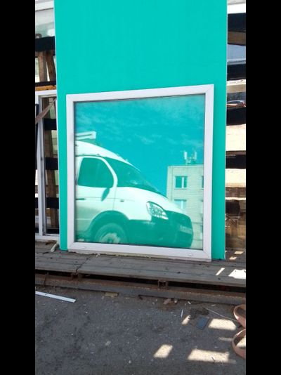 БУ-1300 ОКНО БУ ГЛУХОЕ ШИРИНА 1390 ВЫСОТА 1280 ПРОФИЛЬ 60, 32 СП (ДВУХКАМЕРНЫЙ)