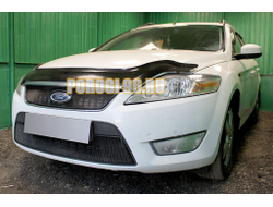 Защита радиатора Ford Mondeo IV 2007-2010 black верх