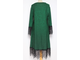 ПЛАТЬЕ ТРИКОТАЖНОЕ "ЛЮРЕКС КРУЖЕВО" малахит до р.48