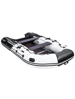 Моторная лодка Ривьера Максима 3400 СК "Комби" светло-серый/черный