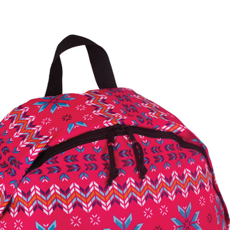 Рюкзак BRAUBERG универсальный, сити-формат, красный, "Узор", 23 литра, 43х34х15 см, 226415