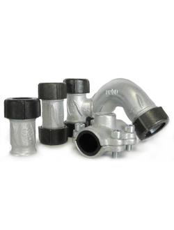Зажимная муфта Гебо Gebo 1/2" 3/4" 1 1" 1/4" 1 1/2" 2" на стальную трубу