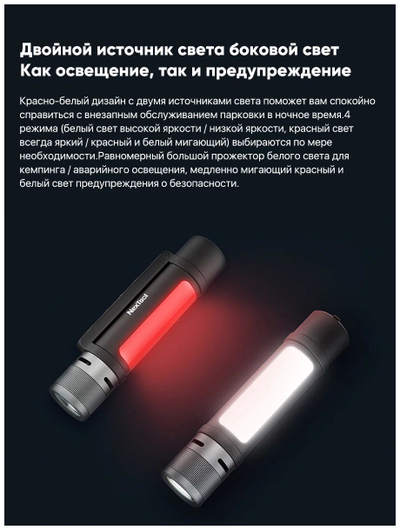 Фонарик Xiaomi NexTool 6 in 1 Thunder Flashlight Portable NE20030