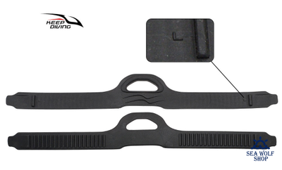 Ремешки для ласт Keep Diving #2 41,5/2,6см (пара)