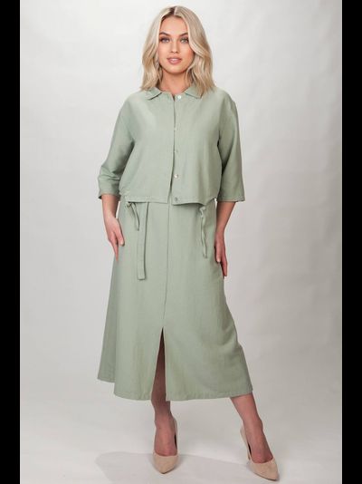 Жакет 4387 _ Юбка 179 мята