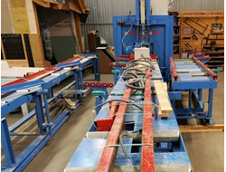 Четырехсторонний строгально-фасочный станок для бруса / балки Hundegger