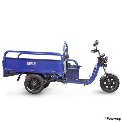Грузовой электротрицикл Rutrike Партнёр 1500 48V1200W синий