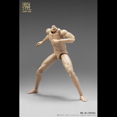 Тело без шеи с кистями и стопами - Male body (AL100046) - Alert Line