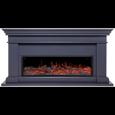 Линейный электрокамин Ontario GR с очагом Beverly 1000