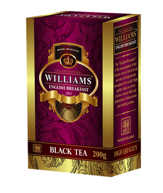 Чай черный листовой Williams English Breakfast 200 гр.