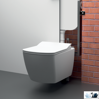 Унитаз Creavit Elegant EG321-11CB00E-0000 с сиденьем микролифт, подвесной, безободковый