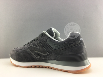 New Balance 574 Темно-серые с белой подошвой (40-45) Арт.090FA