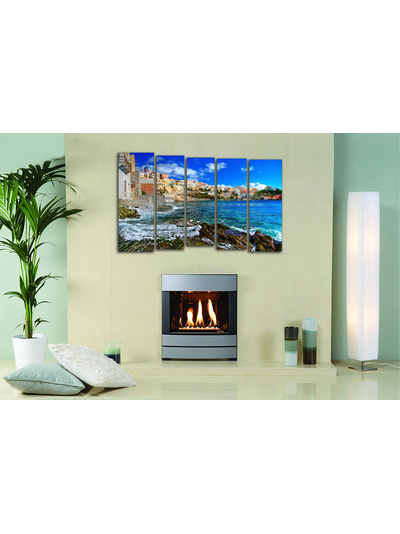 Модульная картина &quot;Берега Родоса&quot;