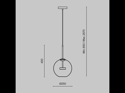 Подвесной светильник Cometa, MOD055PL-L12G3K, Maytoni