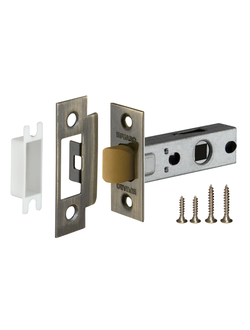 Защелка врезная PLASTIC P12-45-25 CP Бронза