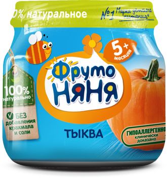 ФРУТОНЯНЯ 80г пюре Тыква