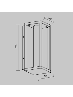 Настенный светильник (бра) Expo, O480WL-L12B3K