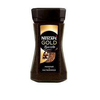 Кофе сублимированный + молотый Nescafe Gold Barista 85 гр