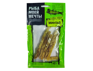 Снеки (мелкая фасовка) - Минтай соломка 40г