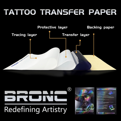 Трансферная бумага для ручного и машинного перевода Bronc Portrait Thermal Stencil Paper 2 in 1