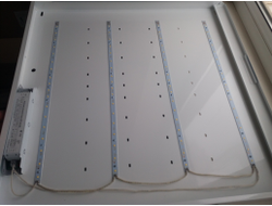 Светодиодный офисный светильник OFFICE595- IP54- 30Вт/35Вт/40Вт/50Вт, 595х595х40,