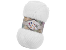 Softy Plus  (Alize) цвет № 55 белый